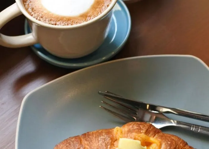 Lemoncurd Bread And Coffee
